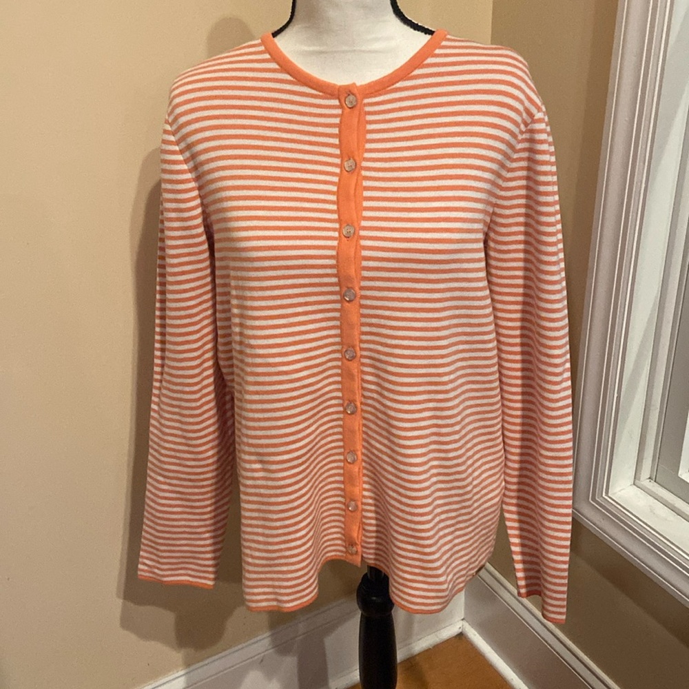 BEAUTIFUL SAINT JAMES PISTOIA Size 14 NWT Button Front Sweater MSRP $255